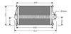 AVA QUALITY COOLING CN4050 Intercooler, charger